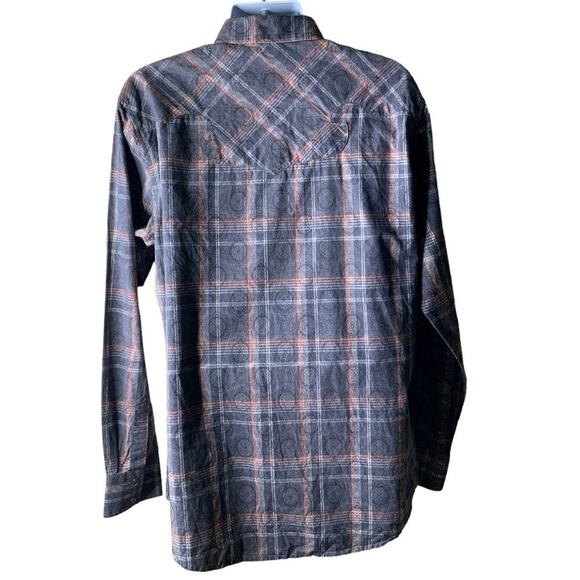Wrangler Retro Western Shirts Cowboy Mens XL Long Sleeve Button Tartan Plaid NWT - Picture 4 of 8